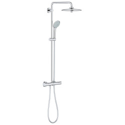 GROHE Euphoria 260 thermostatic shower system with Euphoria 110 hand shower massage