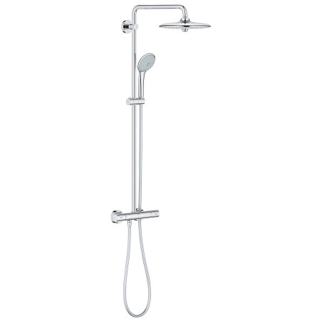 GROHE Euphoria 260 thermostatic shower system with Euphoria 110 hand shower massage