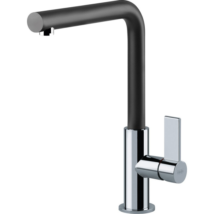 Kitchen (sink) faucet FRANKE Bat Neptune-Evo, without pull-out spray, chrome/onyx