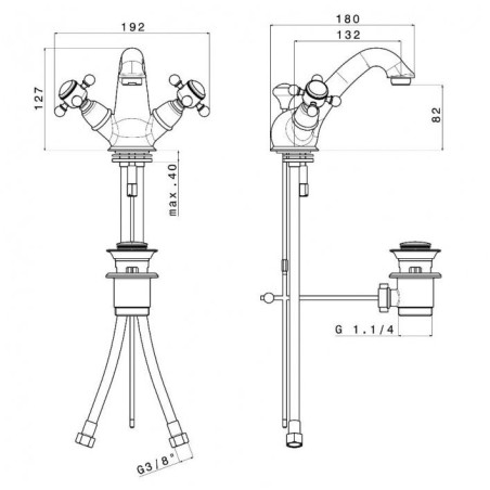 ALPI London sink mixer