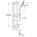 Dušas stenda komplekti GROHE Euphoria 110 masāža