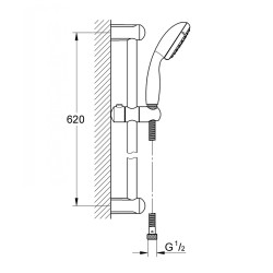GROHE Tempesta 100 shower set