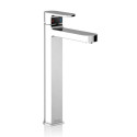 RAVAK Chrome sink mixer without pop-up waste, elevated