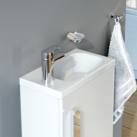 Mini RAVAK Chrome sink 400 x 220 mm, irritating