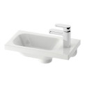 Умывальник мини RAVAK Chrome 400 x 220 мм, правый
