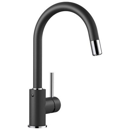 Kitchen (sink) mixer BLANCO MIDA-S, anthracite with a pull-out hose