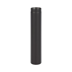 Melna tērauda dūmvads DARCO 120 x 500 mm