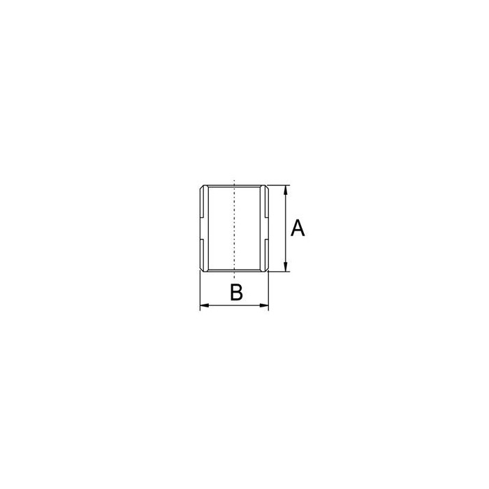 The connection fitting is chrome-plated (shiny) PROFACTOR 1/2"" x 1/2""