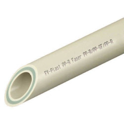 Caurule ir izgatavota ar stikla audumu (Glass) KAN-therm PP-R 20 PN 20 (dažreiz ūdensizturīga)