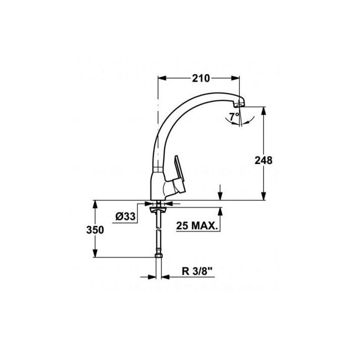 Kitchen (sink) faucet TEKA Mambo 303