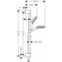 Dušas stenda komplekti HANSGROHE Chrometta 1 JET, 26533400