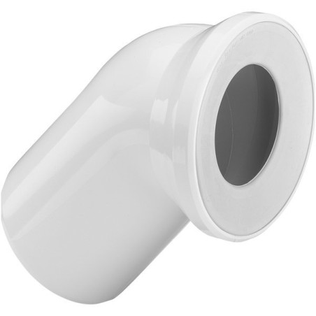 WC (unitazo) union elbow 45° VIEGA, white