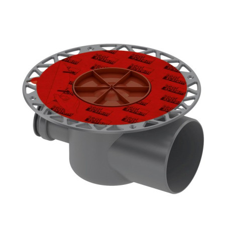 Horizontal trap TECEdrainpoint S DN 100 with "dry" siphon