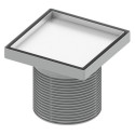 Нержавеющие стальные решетки предназначены для укладки плитки ""plate"" TECEdrainpoint S, 150 x 150 мм