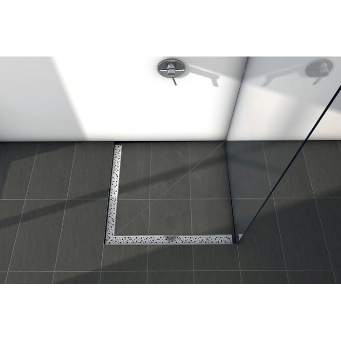 Shower channel end cap TECEdrainline