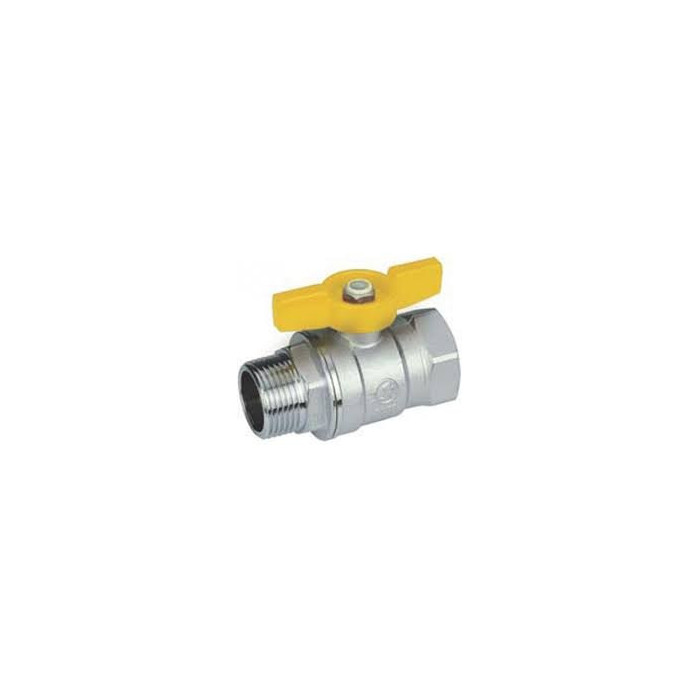 GAS valve GIACOMINI 1/2"" v/external. Short Handle