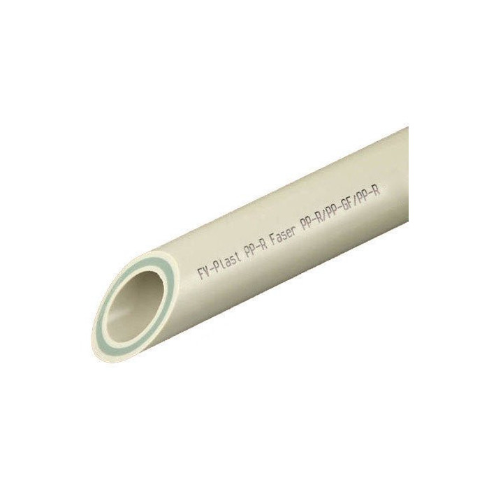 Caurule, kas pārklāta ar glazūru, audums (Glass) KAN-therm PP-R 110 PN 20 (reizēm ūdensizturīgs)