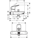 Vannas - dušas maisītājs HANSGROHE Logis, 71430000
