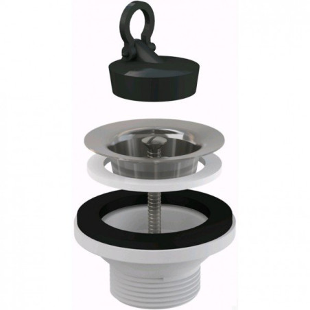 ALCAPLAST 1 1/4"" sink siphon valve (39) with stopper