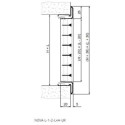 Гратели SYSTEMAIR 300 x 150, Nova-L-1-2