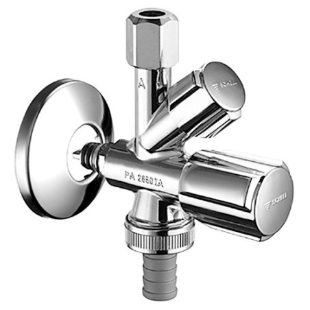 Stūres kombinētais vārsts SCHELL Comfort 1/2" x 3/4" x 1/2"