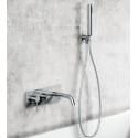 Built-in mixer with bath spout from handheld shower Alpi Blue, BU85L863VD