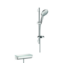 Thermostatic mixer HANSGROHE Ecostat Select with 65 cm shower stand Raindance Select S, 27036000