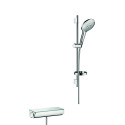 Термостатический смеситель HANSGROHE Ecostat Select с душевым стойкой Raindance Select S длиной 65 см, 27036000