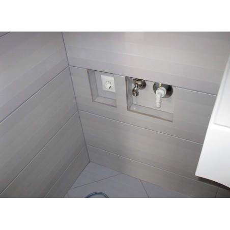 Siphons for washing machine VIEGA built-in, chrome-plated