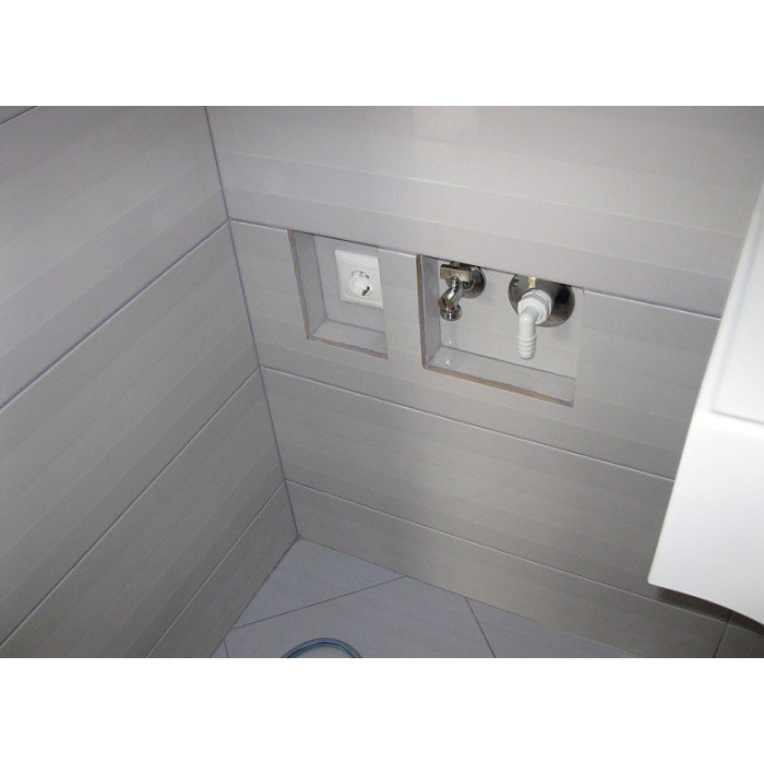 Siphons for washing machine VIEGA built-in, chrome-plated