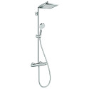 Termostatiska lietus duša sistēma HANSGROHE Crometta E 240 1jet, hroms, 27271000