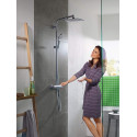 Thermostatic rain shower system HANSGROHE Crometta E 240 1jet, chrome, 27271000
