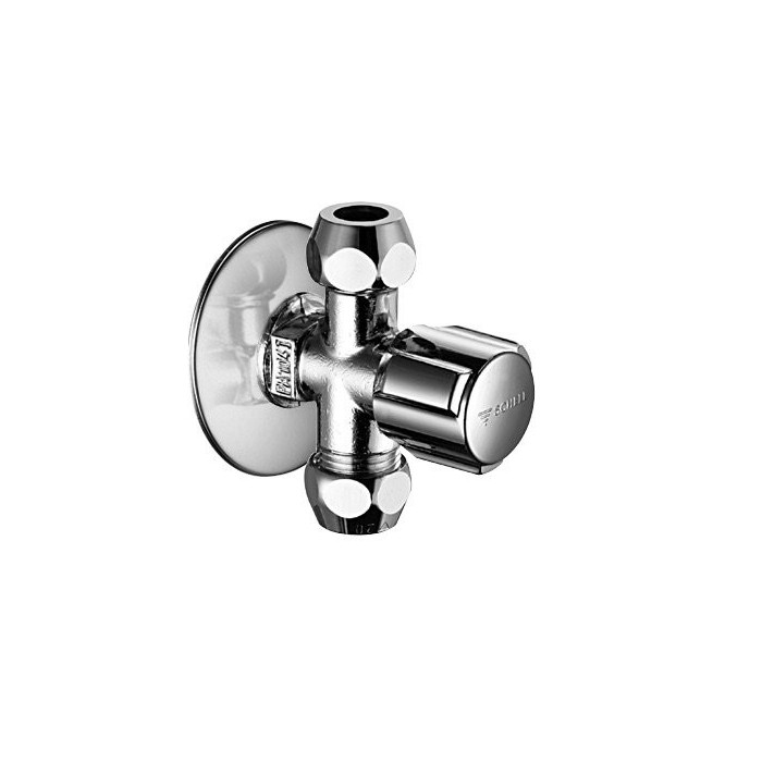 Клапан Campypus хромированный SCHELL 1/2"" x 3/8"" x 3/8""