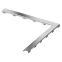 Dušo notekas stūra restes TECEdrainline, Steel II