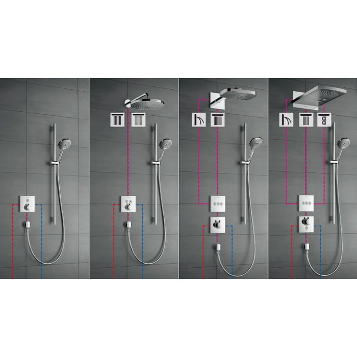 Potinkas termostatiskais dušas komplekts HANSGROHE Croma Select E 180, 27294000