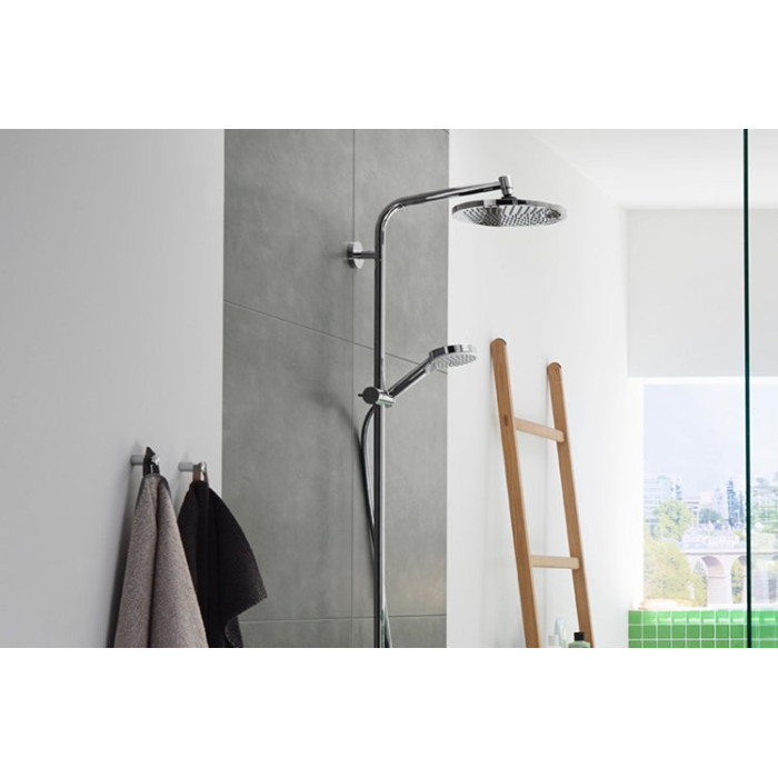 Термостатическая система дождевого душа с изливом HANSGROHE Crometta S 240 1jet, 27320000