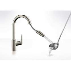 Кухонный смеситель с выдвижным изливом HANSGROHE Focus, 31815800