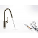 Virtuves (izlietnes) maisītājs ar izvelkamu snapu HANSGROHE Focus, 31815800