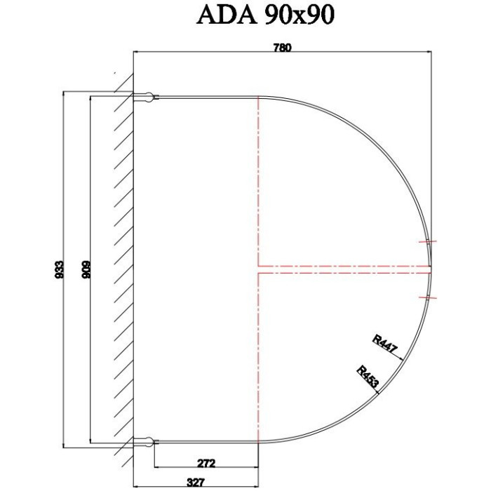 Shower cabin BRASTA GLASS Ada