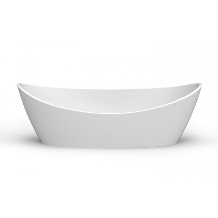 Stone composite washbasin PAA Amore Silk, white, 600 x 370 mm