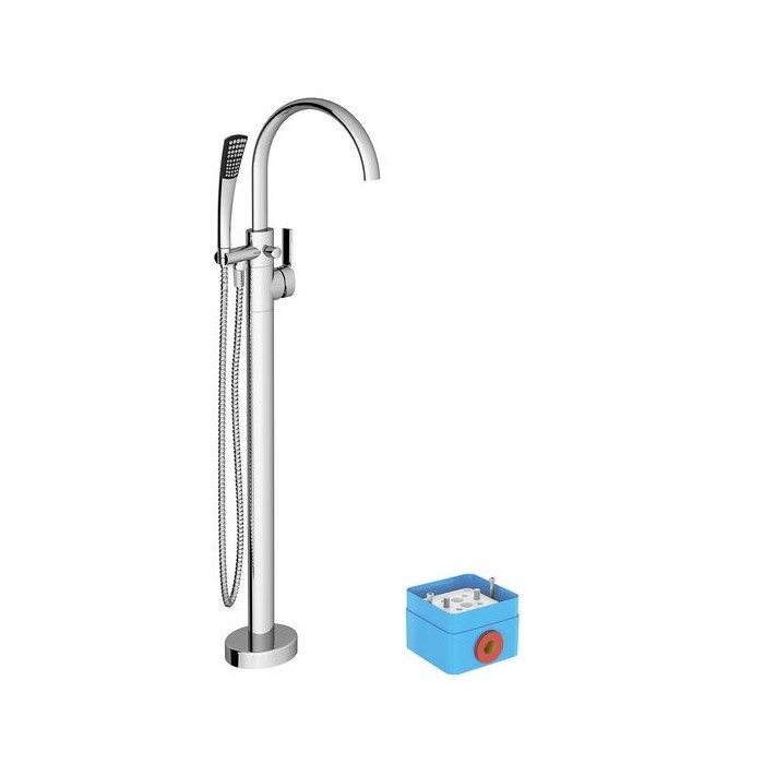 RAVAK FM 080.00 floor-mounted bath mixer