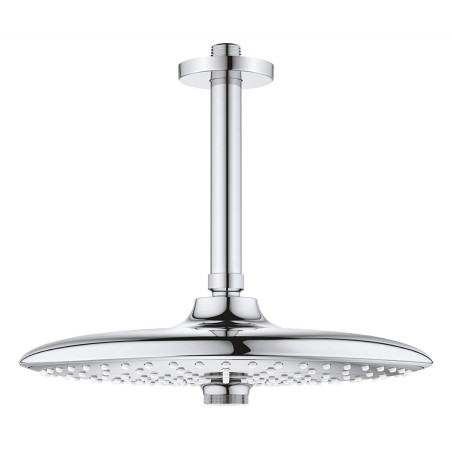 Stacionārā dušas galviņa ar turētāju no griestiem GROHE Euphoria 260 mm