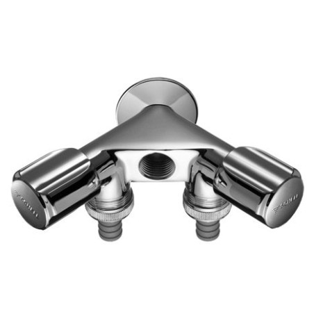 Valve corner chrome for washing machine SCHELL 3/4"" x 1/2"" x 3/4""