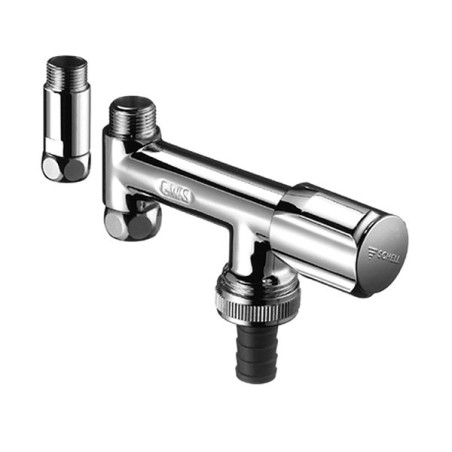 Chromed valve for SCHELL washing machine 3/4''