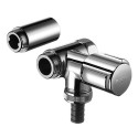 Vārsts leņķis hromēts veļas mašīnai SCHELL 3/4"" x 3/4"" - 56 mm