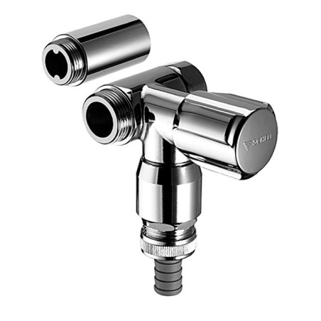 Valve corner chrome washing machine SCHELL 3/4"" x 3/4"" - 56 mm