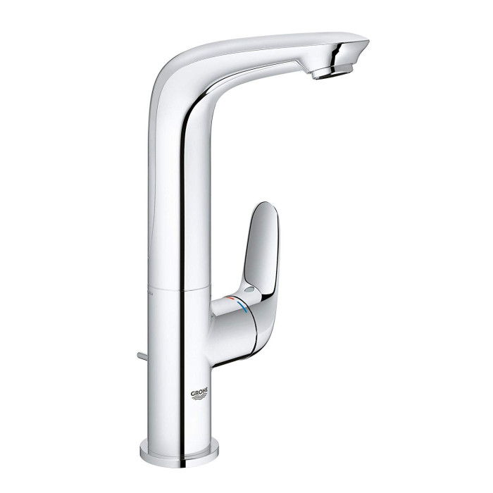 GROHE EuroStyle basin mixer with pop-up waste, 23718003