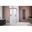 Shower cabin RADAWAY Idea Black KDD (Various size options)