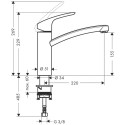 Virtuve (izlietne) maisītājs HANSGROHE Focus 160, 31806000