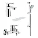 GROHE BauEdge bath mixer sets